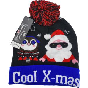 X-Mas/Christmas Beanie Hat (12Pcs)