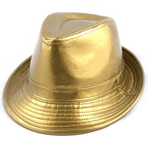 Fancy PVC Trilby Hat (12Pcs)