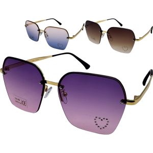 Fashioned Oversized Sunglasses (12Pcs)