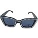 Rectangular Retro Diamond Sunglasses (12pcs)