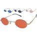 Slimline Metal Oval Sunglasses (12pcs)