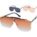 Oversized Rectangular Rimless Sunglasses (12Pcs)