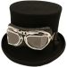 Classic Black Top Hat With Goggles