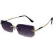 Classic Rectangular Rimless Sunglasses (12pcs)