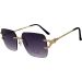 Big Square Aviator Sunglasses (12Pcs)