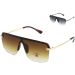 Square Big Black Frame Retro Sunglasses (12pcs)