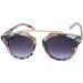 Patterned Clubmaster Sunglasses
