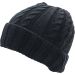 Knitted Beanie Hat - Red