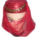 Arabic Dancing Fancy Dress Face Veil Hat