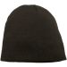 Knitted Beanie Hat - Black