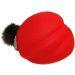 Womens Wool Felt Vintage Cloche Hat - Red