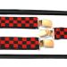 25mm Thin Adjustable Checkered Braces / Suspenders - Boxed