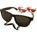 Small Mustache Wayfarer Sunglasses