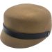 Womens Wool Felt Vintage Cloche Peaked Hat