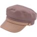 Casual Captains Hat Cap - Light Brown