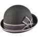 Womens Wool Felt Vintage Cloche Hat - Beige