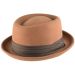Wool Felt Vintage Cloche Hat - Camel