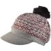 Womens Pompom Newsboy Cap - Red
