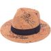 Unique Paint Splatter Panama Hat - Camel Brown