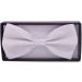 White Clip-on Bow Tie