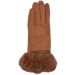 Women’s Faux Suede & Faux Fur Gloves (12pcs)