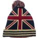 Union Jack Beanie With Pompom