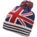 Union Jack Beanie With Pompom