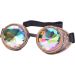 Novelty Steampunk Retro Diamond Goggles - Rusty Gold