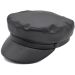 Faux Leather Captain Hat