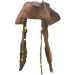 Fancy Dress Jamaican Pirate Hat With Dreadlocks