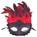 Feathered Masquerade Carnival Headdress Mask