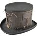 Leather Strapped Topper Hat