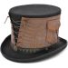 Leather Strapped Topper Hat