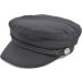 Casual Black Captains Hat Cap