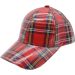 Scottish Tartan Baseball Cap (12pcs)