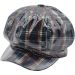 Womens Tartan Newboy Cap