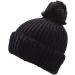 Faux Fur Pompom Beanie