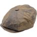 Faux Leather Newsboy Cap