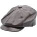 Genuine Leather Newsboy Cap