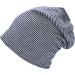 Stripy Slouch Beanie Hat