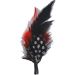 Rustic Patterned Real Feather 12CM (12pcs)