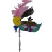 Feathered Venetian Masquerade Mask (12pcs)