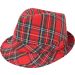 Summer Trilby Tartan Hat