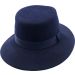Classic Round Black Fedora Hat