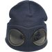 Mens Knitted Woolly Beanie with Goggle