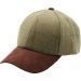 Wool Baseball Cap with Suede Peak