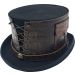 Leather Strapped Top Hat