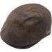 Faux Leather Flat Cap