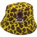 Yellow Cowprint bucket hat (12Pcs)
