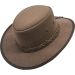 Cowboy Hat with Leather Braided Hatband
